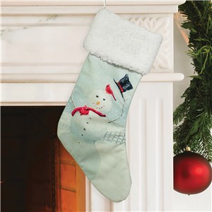 Snowman Winter Wonderland Stocking | Christmas Stockings