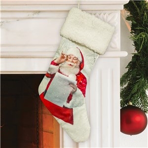 Santas Christmas List Stocking | Personalized Christmas Stockings