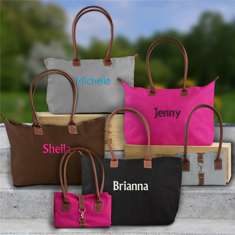 Embroidered Any Name Tote Bag GiftsForYouNow