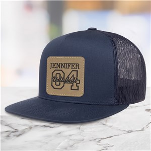 Personalized Athlete Trucker Hat with Patch E12214559X