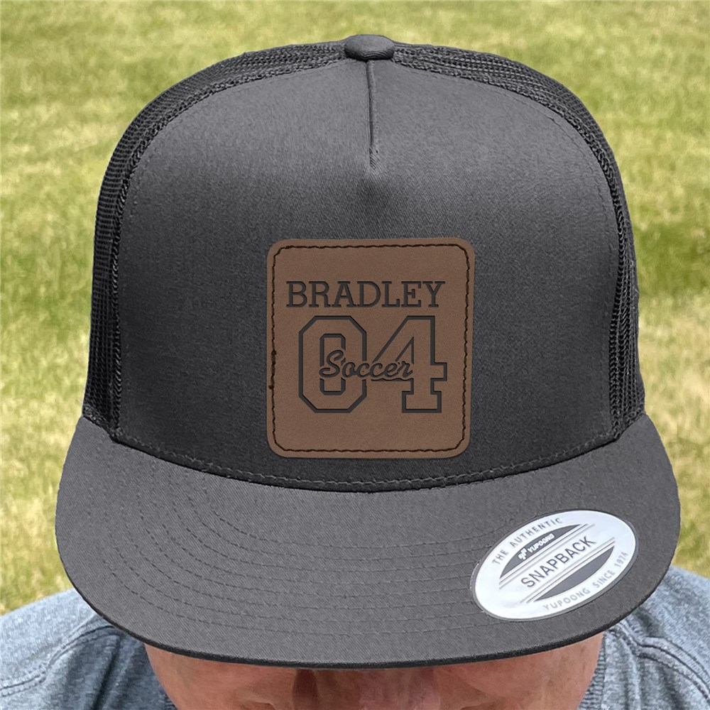 Personalized Athlete Trucker Hat with Patch