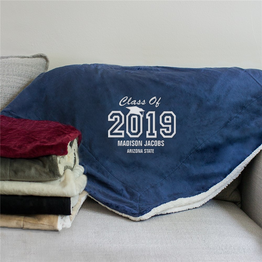 Personalized Blanket for Grads
