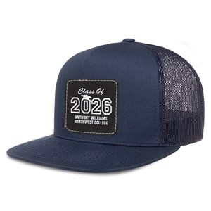 Personalized Graduation Trucker Hat with Patch