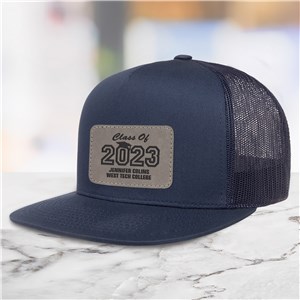 Personalized Graduation Trucker Hat with Patch E12586559X