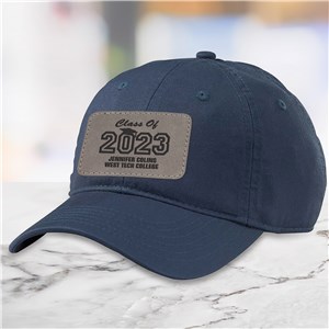 Personalized Graduation Baseball Hat with Patch E12586561X