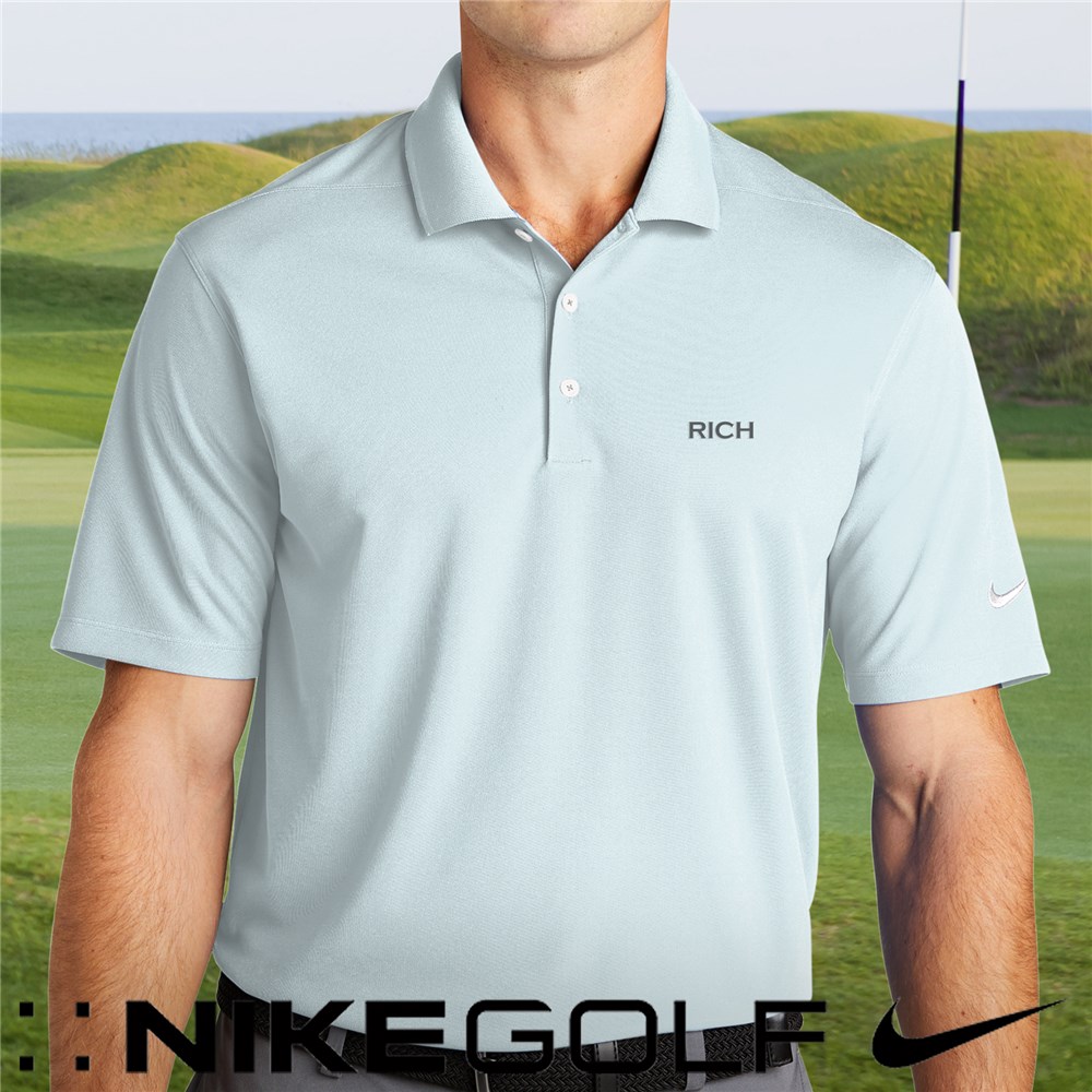Personalized Blue Tint Nike Polo