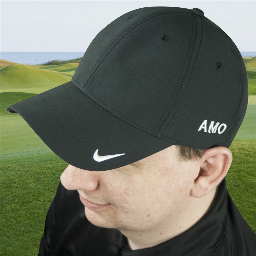 Embroidered Any Initials Nike Golf Hat | Golfing Gifts