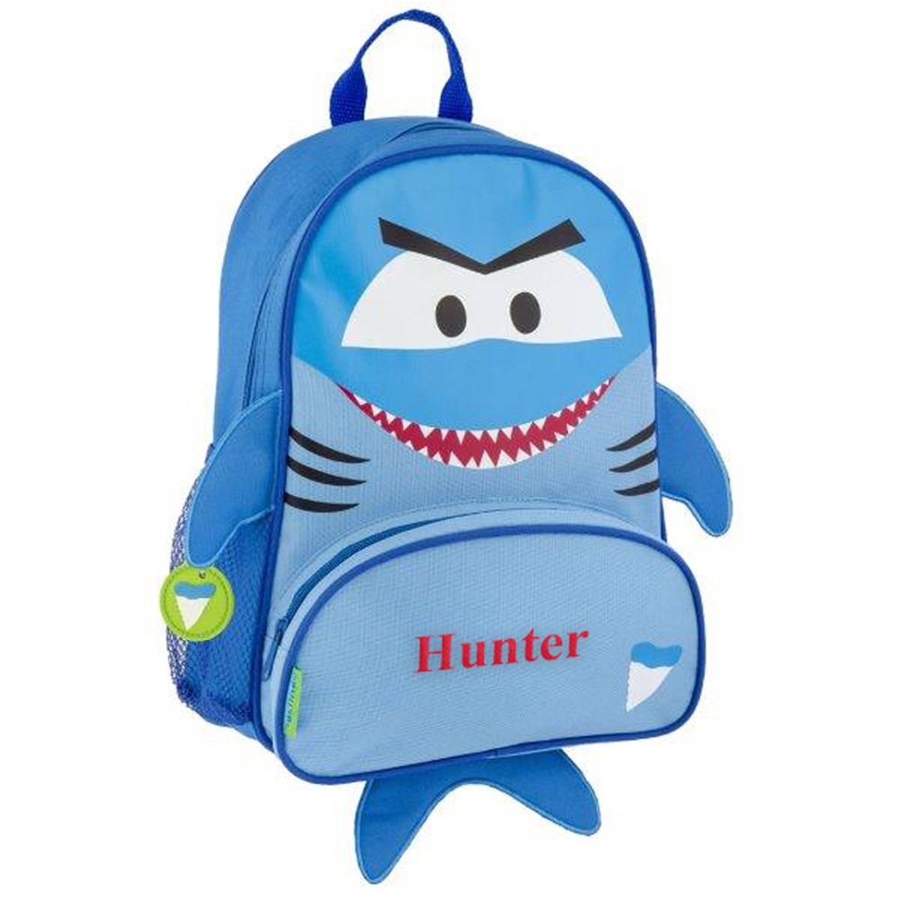 personalized shark backpack