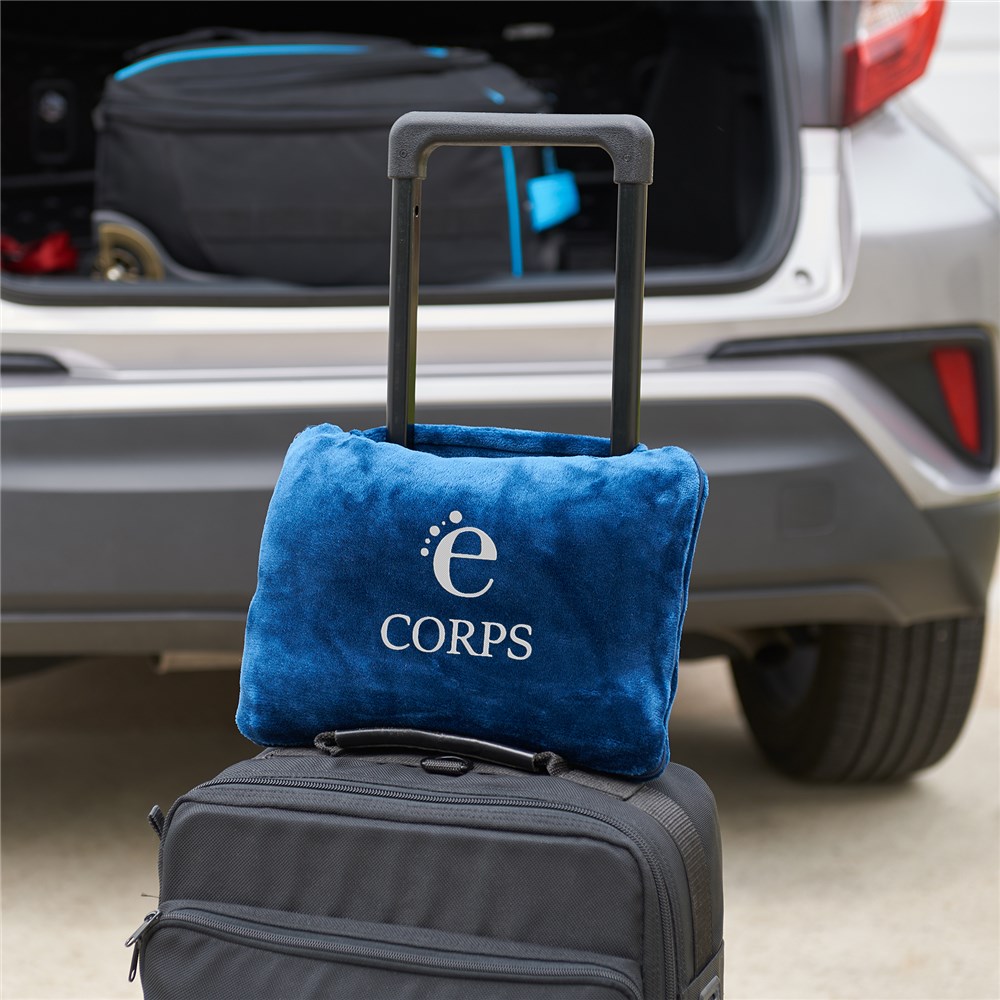 Embroidered Corporate Travel Blanket E15759552X 