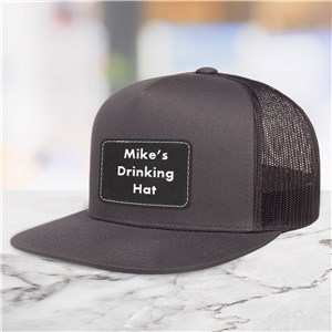 Personalized Any Message Trucker Hat with Patch E16682559X
