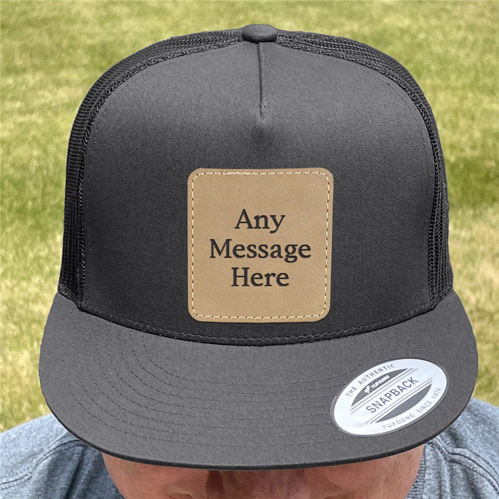 Personalized Any Message Trucker Hat with Patch