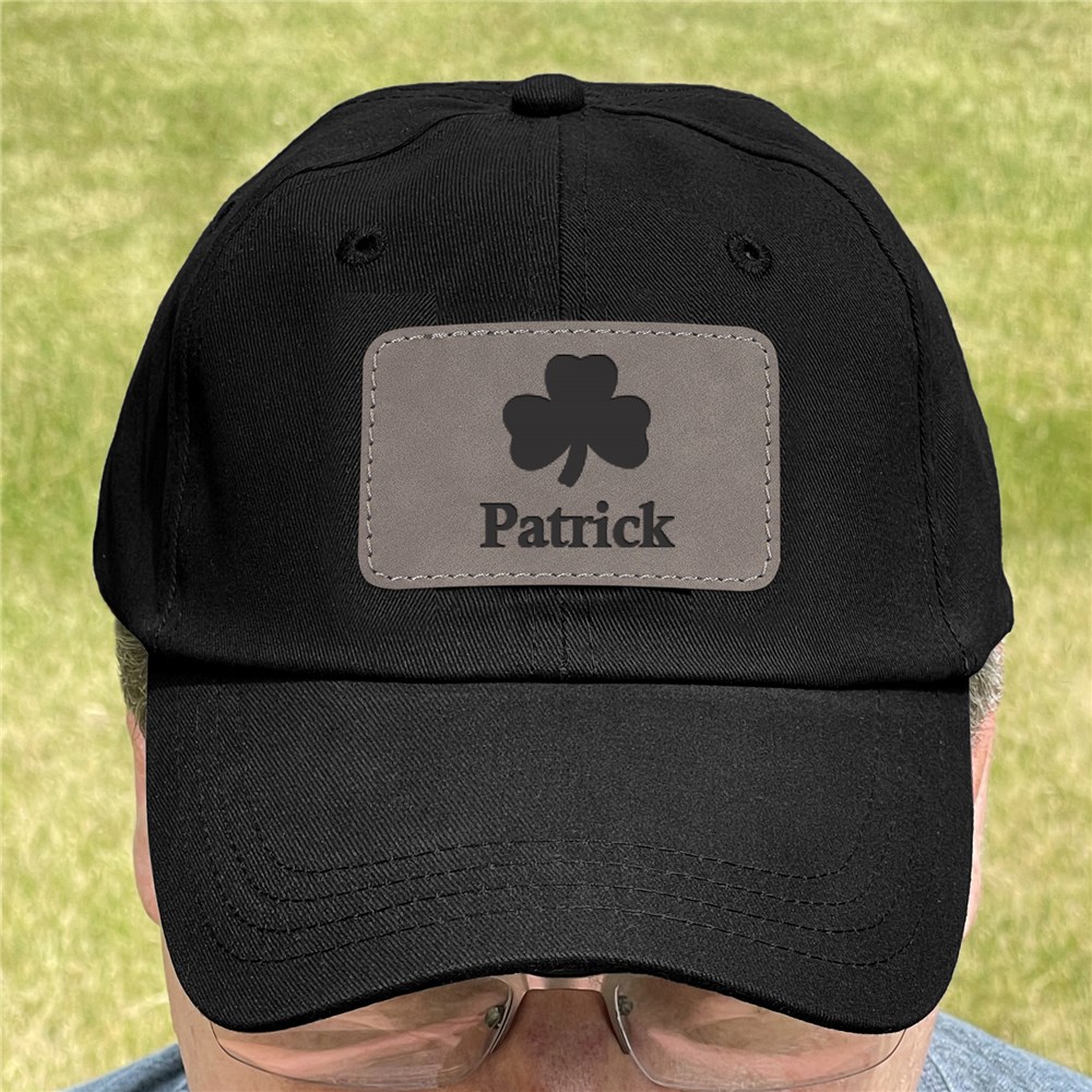 Personalized Shamrock Baseball Hat with Patch