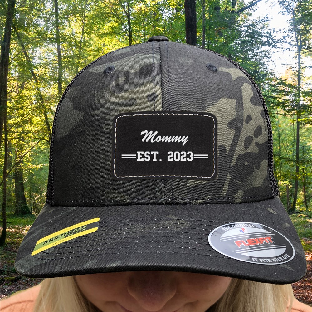 Custom Camo Hat With Name And Established Date