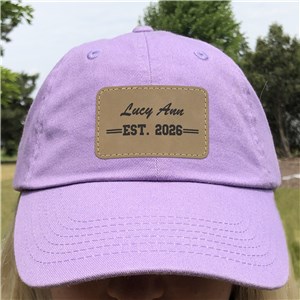 Personalized Name with Established Date Baseball Hat