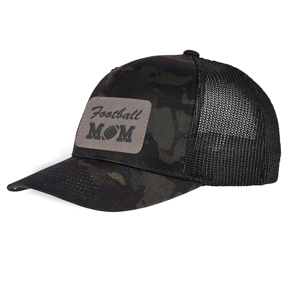 Personalized Sports Mom Camo Trucker Hat