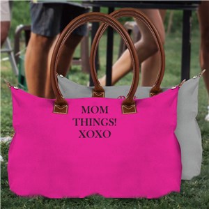 Embroidered Any Message Tote Bag E21655320X