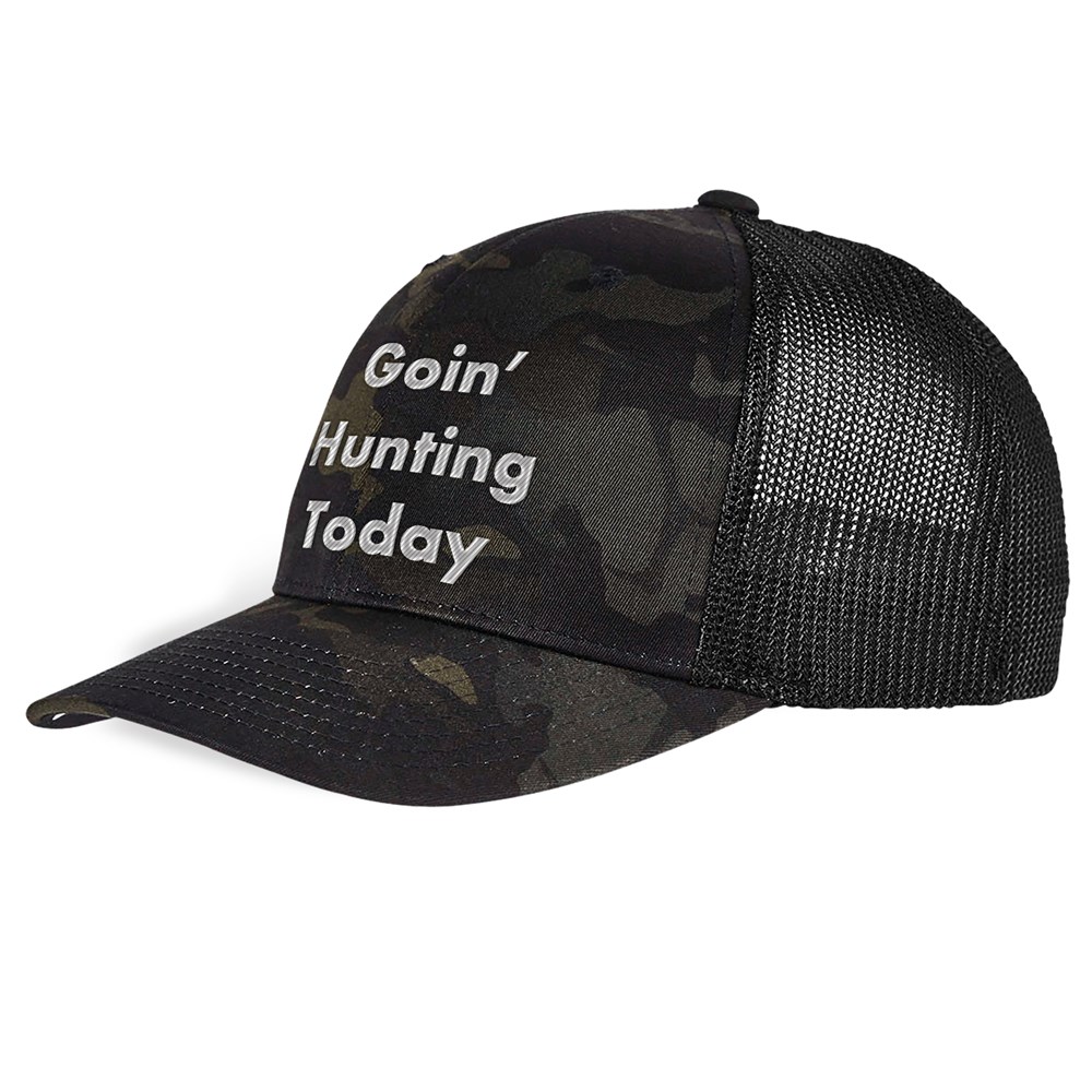 Embroidered Any Message Camo Trucker Hat