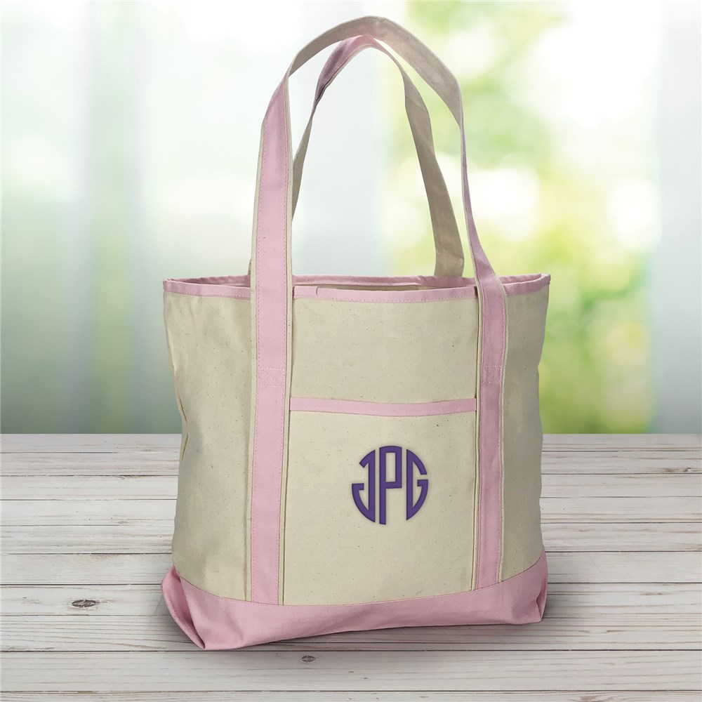 x 13 x 3 Personalized Beach Bag Tote for Women-Bridesmaid Beach Bag-Monogram Beach Bag-Tote Bag for Teacher Tote Bag with Pocket L 16 H W