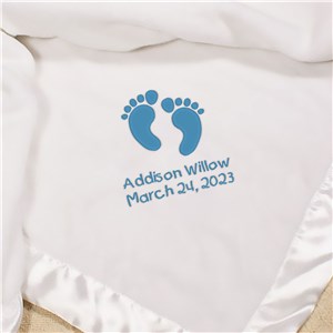 Embroidered Baby Boy Fleece Blanket | Unique Baby Shower Gifts