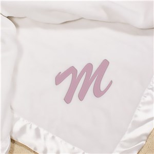 Name or Initial Embroidered Baby Fleece Blanket | Personalized Baby Blankets