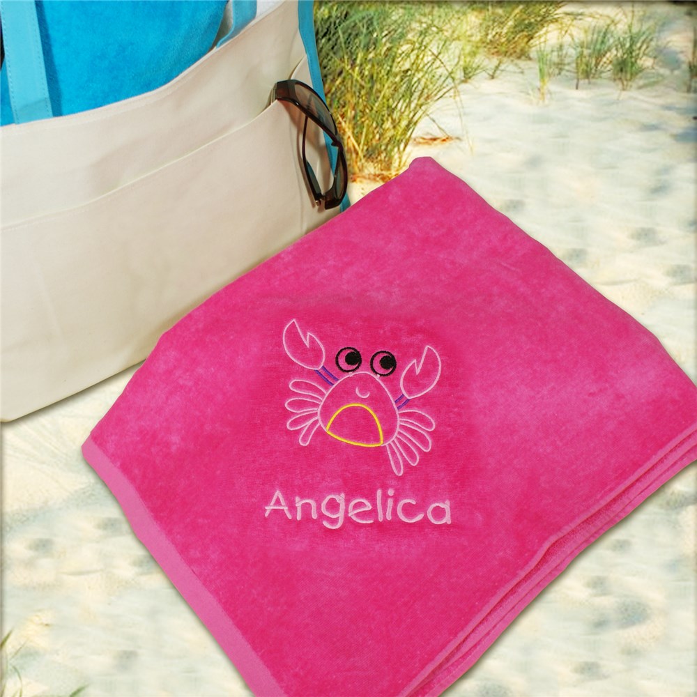 Summer Beach Towel Embroidered Summer Beach Towel
