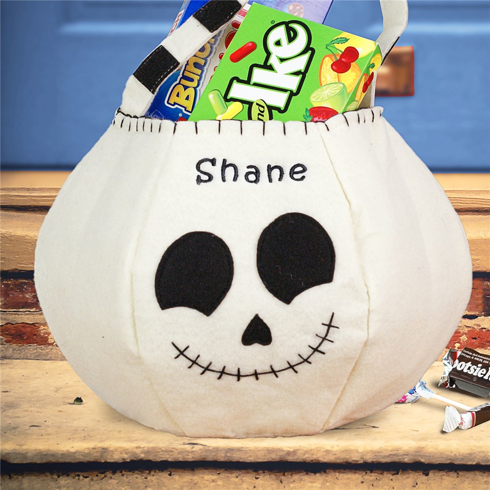 Skeleton Trick or Treat Bag GiftsForYouNow
