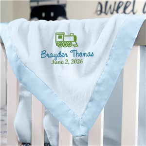 Embroidered Fleece Baby Blanket | Unique Baby Shower Gifts