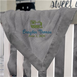 Embroidered Fleece Baby Blanket | Unique Baby Shower Gifts