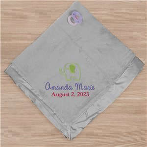 Embroidered Fleece Baby Blanket | Unique Baby Shower Gifts