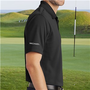 Personalized Port Authority Black Polo Shirt | Personalized Polo Shirts