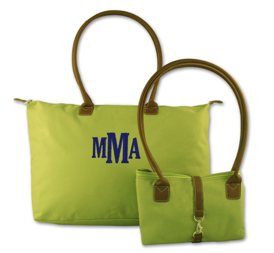Embroidered Nylon Travel Tote Bag GiftsForYouNow