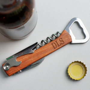 Engraved Bottle Opener Tool | Personalized Dad Accessories