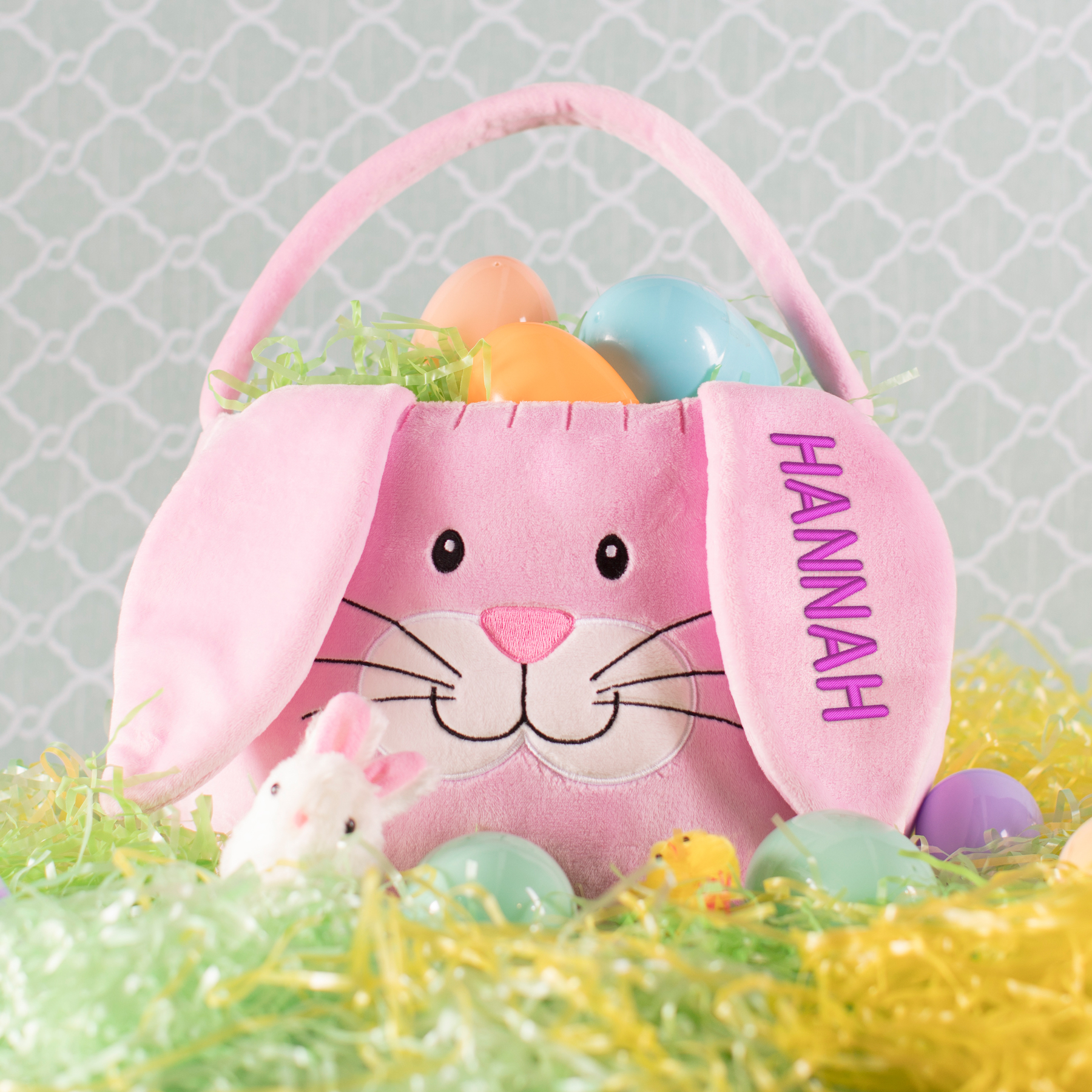 Embroidered Personalized Easter Baskets GiftsForYouNow