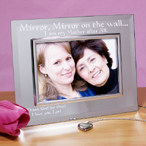 Personalized Mirror, Mirror Photo Frame