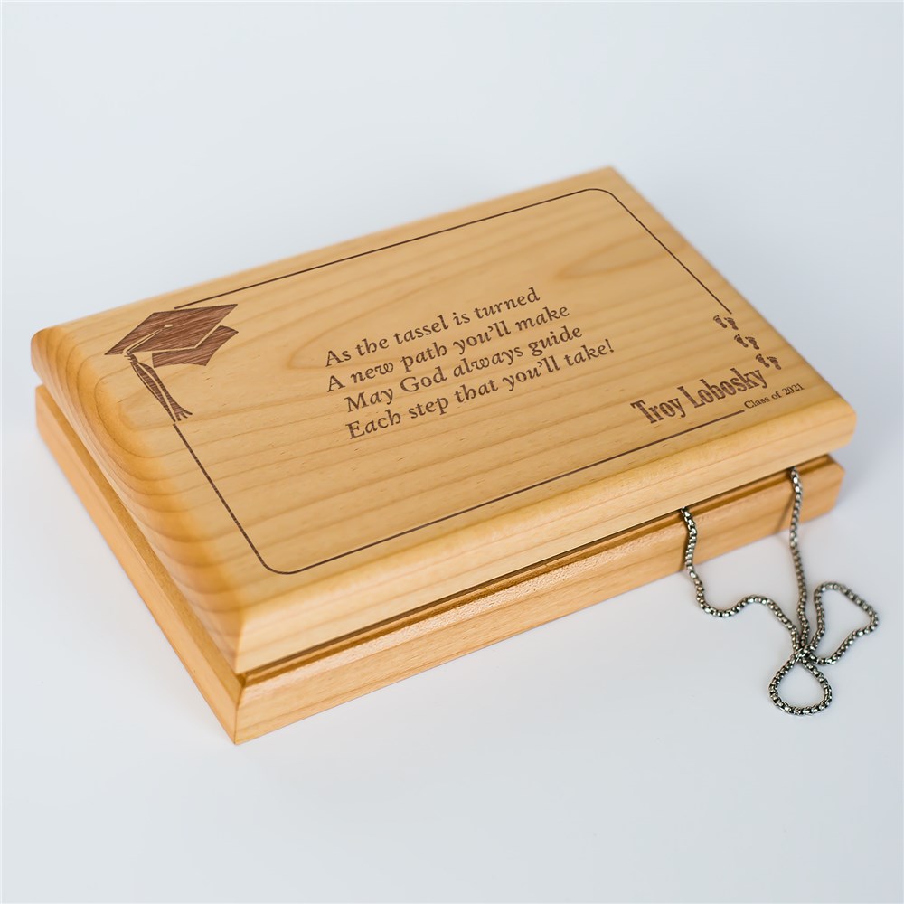 As the Tassel is Turned Graduation Valet Box | Personalized Graduation Gifts