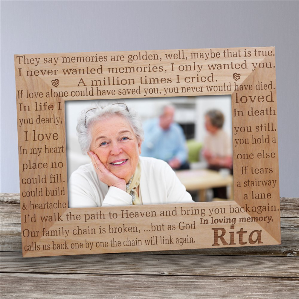 Personalized Sympathy Picture Frame GiftsForYouNow