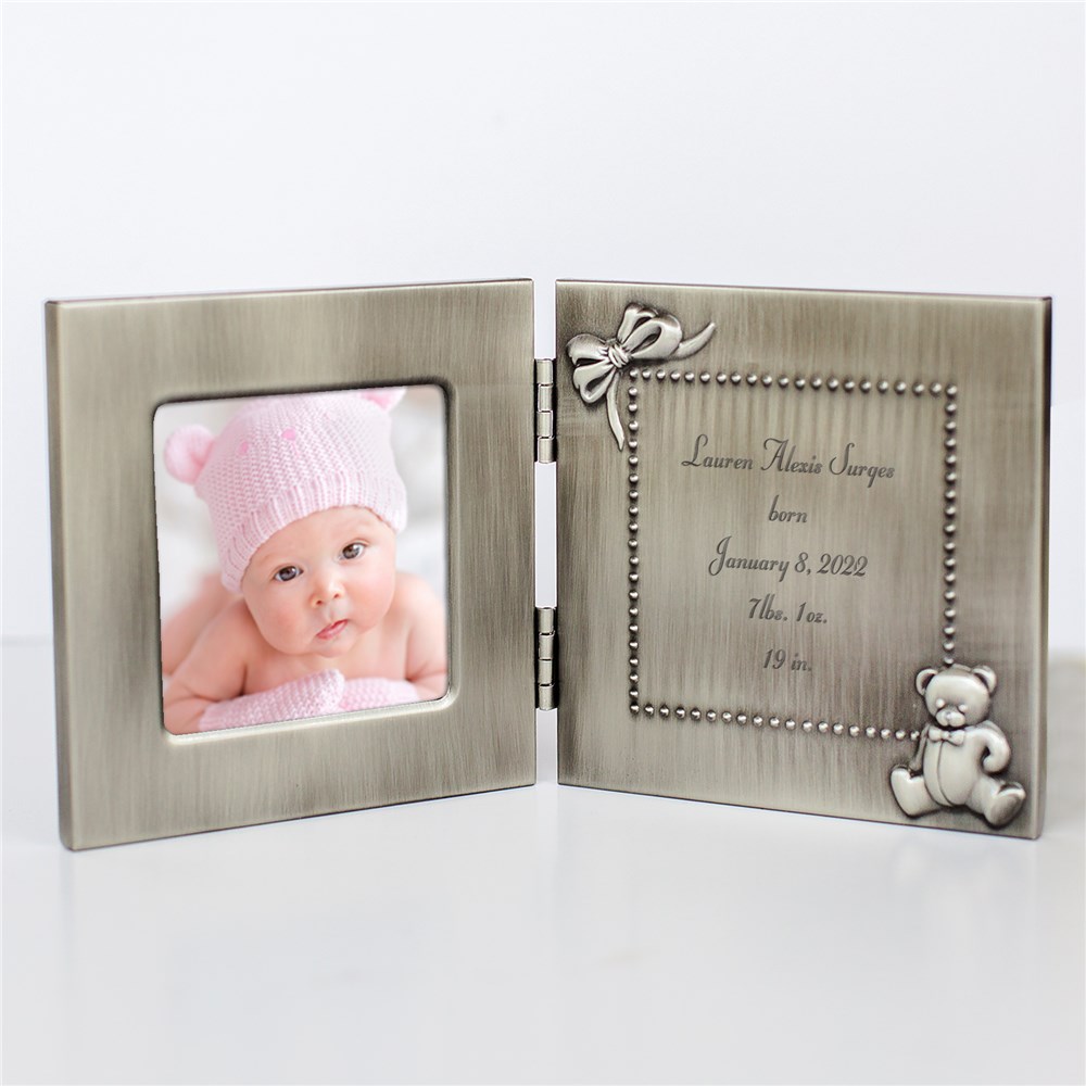 New Baby Silver Photo Frame | Baby Frames