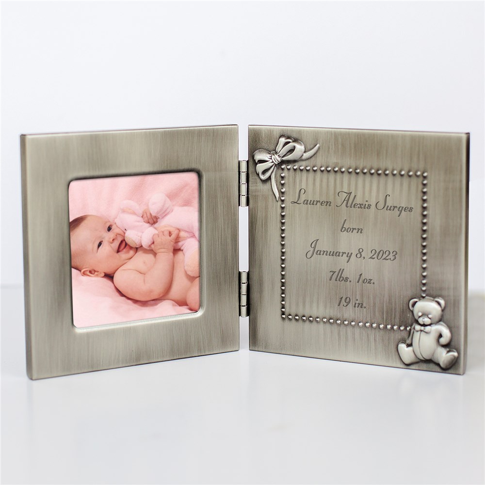 New Baby Silver Photo Frame | Baby Frames