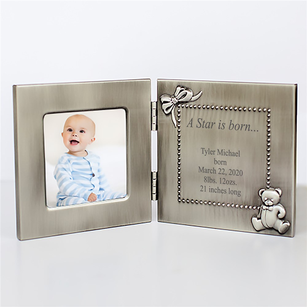 Engraved Newborn Baby Picture Frame GiftsForYouNow