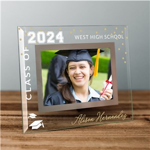 Personalized Glass Graduation Frame