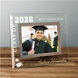 Personalized Glass Graduation Frame
