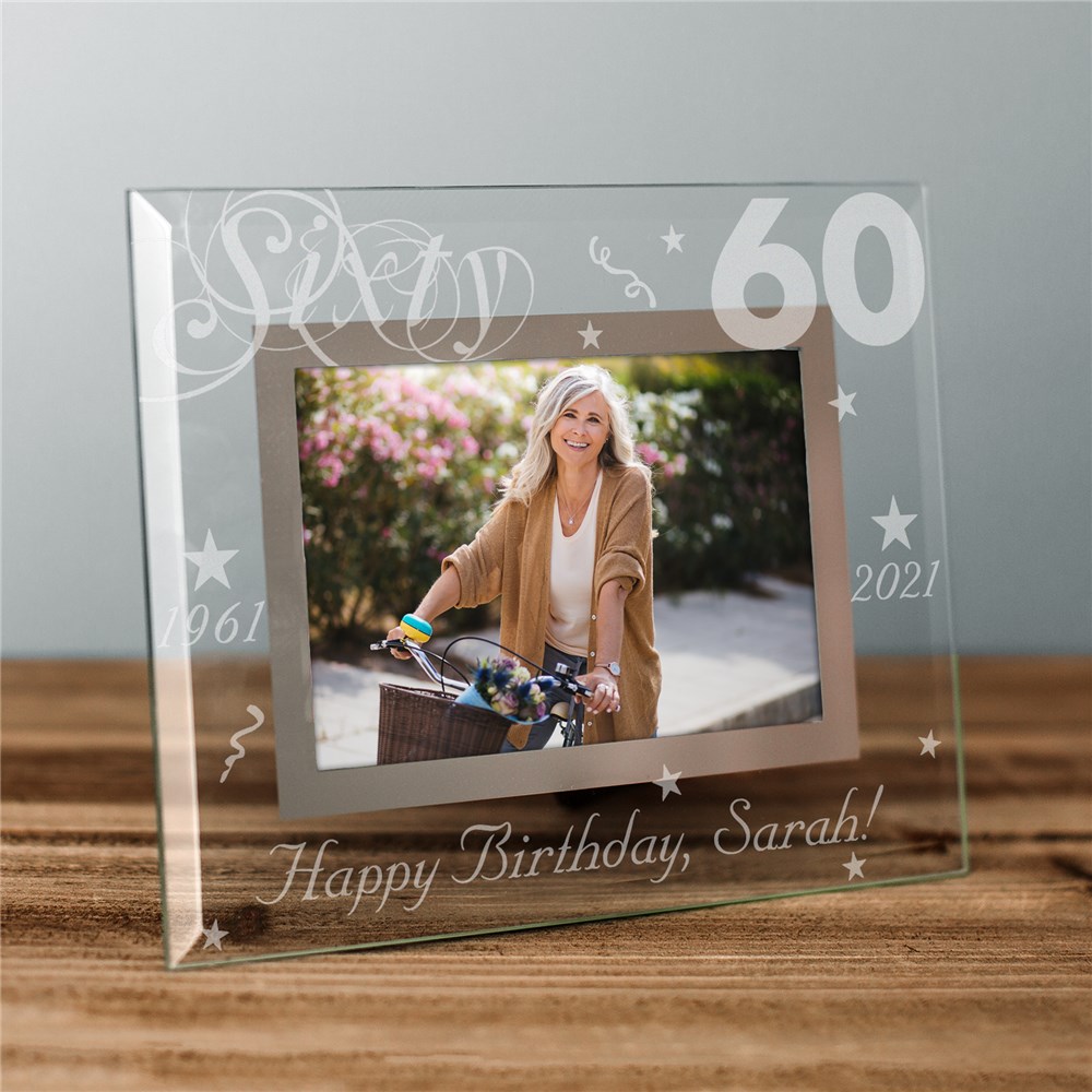 Engraved Milestone Birthday Photo Frame GiftsForYouNow