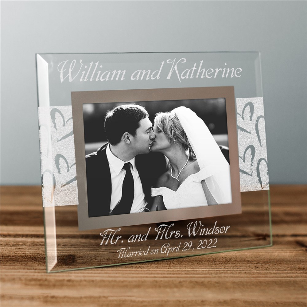 Mr. and Mrs. Wedding Picture Frame | Personalized Picture Frames