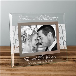 Mr. and Mrs. Wedding Picture Frame | Personalized Picture Frames