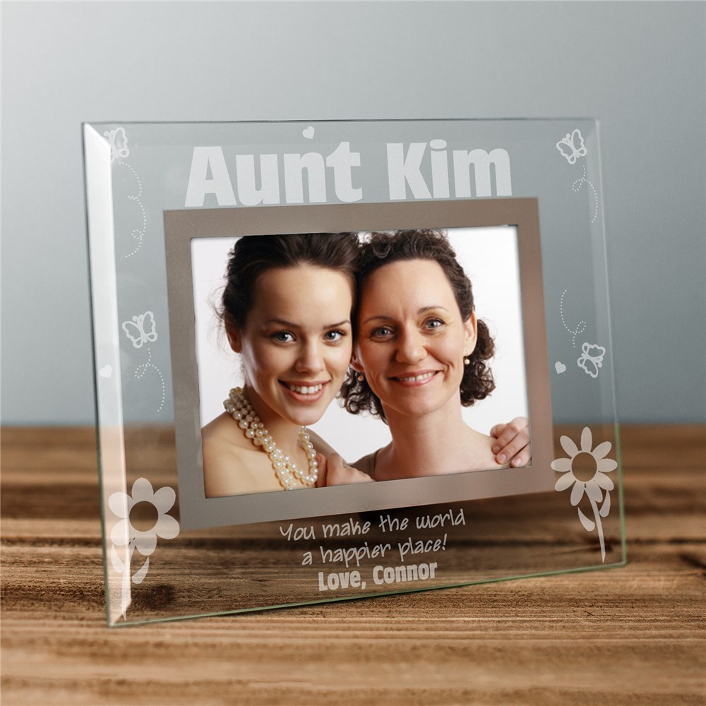 Personalized Glass Photo Frame GiftsForYouNow