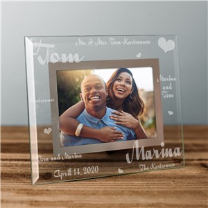 Mr. and Mrs. Wedding Picture Frame | Personalized Wedding Gifts