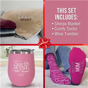 Personalized Mom Night In Gift Set