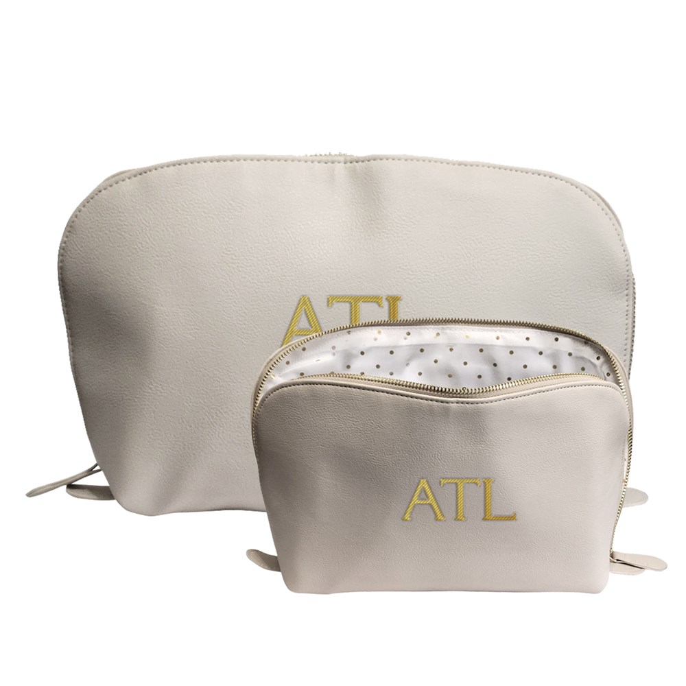 Embroidered Initials Travel Gift Set