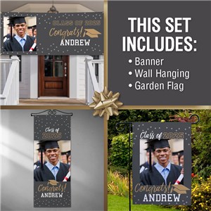 Personalized Class Of with Confetti Gift Set