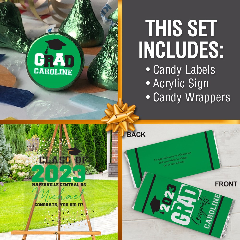 Custom Party Supplies Graduation Gift Set